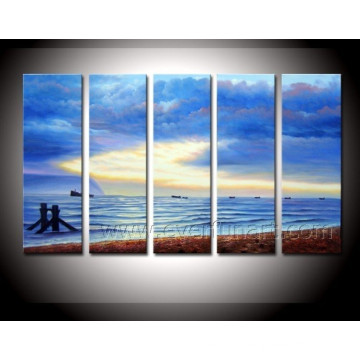 High Quality Modern Canvas Art Seascape Painting (SE-196)